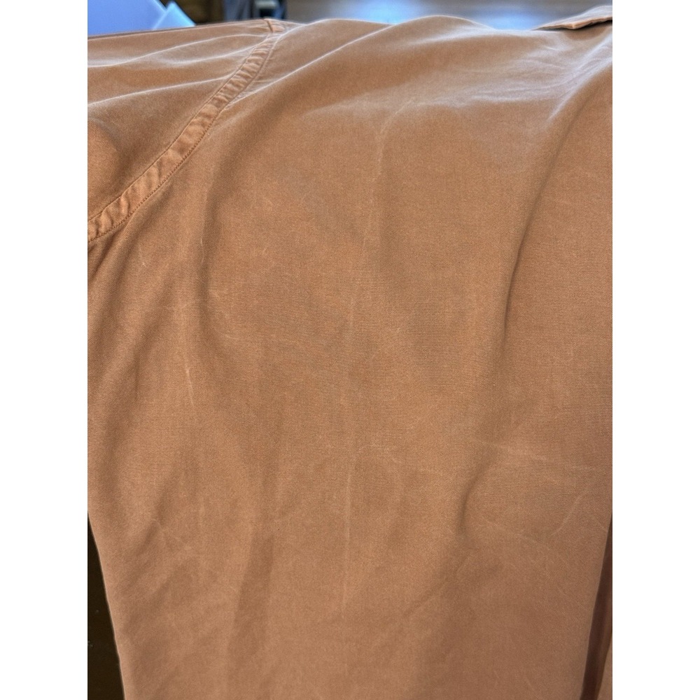 Peter Millar Mountainside Collection Chambray Shirt XL Mauve Cotton Silk Blend - Picture 6 of 8